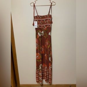 Maaji maxi dress long dress with smocked top - strapless / spaghetti straps